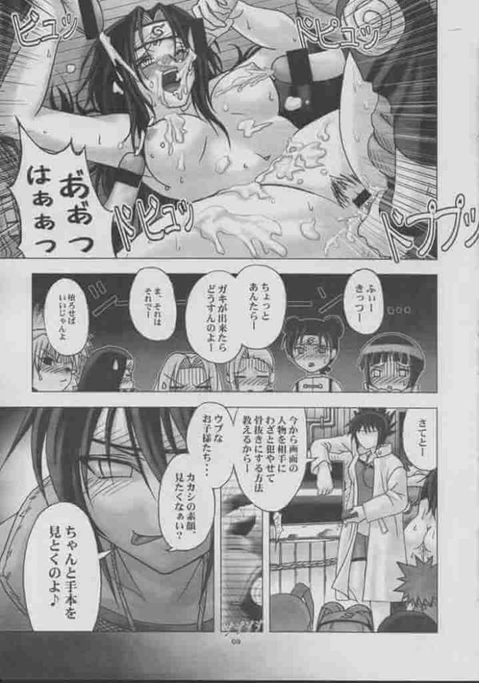 【NARUTO エロ同人】みたらしアンコがはたけカカシに催眠を使って言い成りにさせてるーｗｗｗパイズリフェラで顔射させたり分身して人数増やして乱交セックスしてるよｗｗｗｗ (5)
